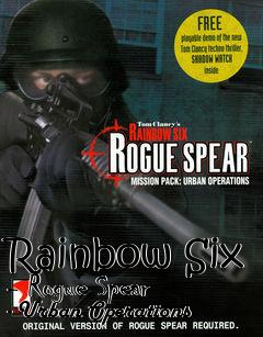 Box art for Rainbow Six - Rogue Spear - Urban Operations