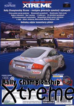 Box art for Rally Championship Xtreme