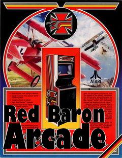 Box art for Red Baron Arcade