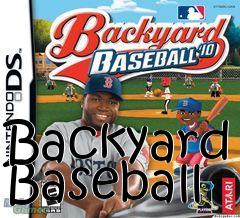Box art for Backyard Baseball