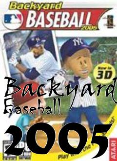 Box art for Backyard Baseball 2005
