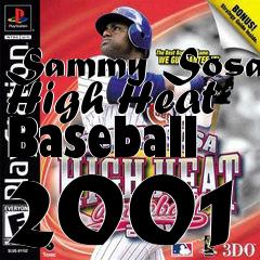 Box art for Sammy Sosa High Heat Baseball 2001