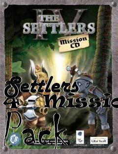 Box art for Settlers 4 - Mission Pack