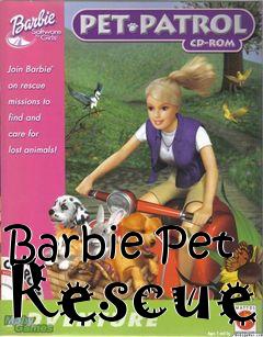 Box art for Barbie Pet Rescue