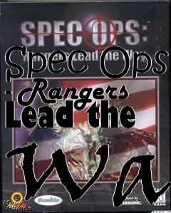 Box art for Spec Ops - Rangers Lead the Way