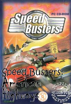 Box art for Speed Busters: American Highways