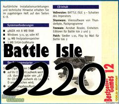 Box art for Battle Isle 2220