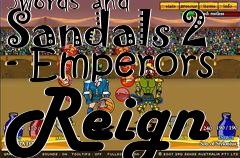Box art for Swords and Sandals 2 - Emperors Reign