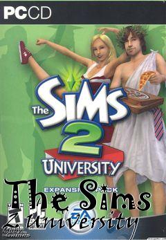 Box art for The Sims 2 University