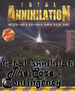 Box art for Total Annihilation - The Core Contingency