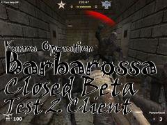 Box art for Karma Operation Barbarossa Closed Beta Test 2 Client