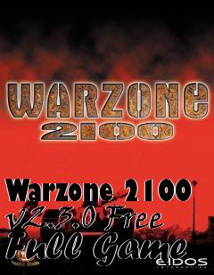 Box art for Warzone 2100 v2.3.0 Free Full Game