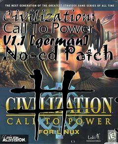 Box art for Civilization:
Call To Power V1.1 [german] No-cd Patch #3