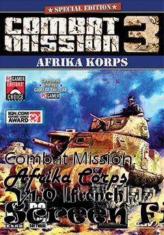 Box art for Combat
Mission: Afrika Corps V1.0 [french] Screen Fix