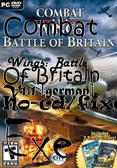Box art for Combat
            Wings: Battle Of Britain V1.1 [german] No-cd/fixed Exe