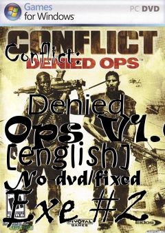 Box art for Conflict:
            Denied Ops V1.0 [english] No-dvd/fixed Exe #2
