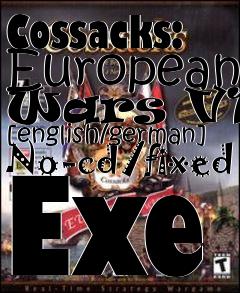 Box art for Cossacks:
European Wars V1.0 [english/german] No-cd/fixed Exe