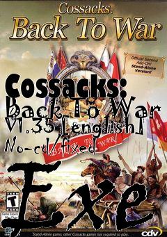 Box art for Cossacks:
Back To War V1.35 [english] No-cd/fixed Exe