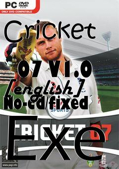 Box art for Cricket
            07 V1.0 [english] No-cd/fixed Exe