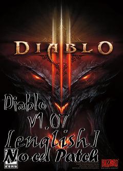 Box art for Diablo
      V1.07 [english] No-cd Patch