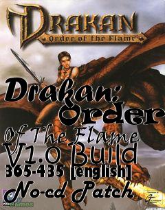 Box art for Drakan:
      Order Of The Flame V1.0 Build 365-435 [english] No-cd Patch