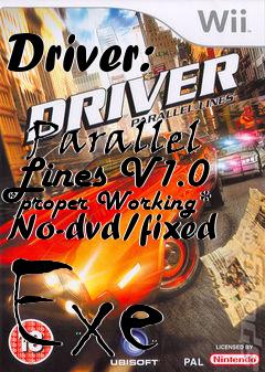 Box art for Driver:
            Parallel Lines V1.0 *proper Working* No-dvd/fixed Exe