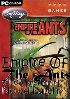 Box art for Empire
Of The Ants V1.05 [german] No-cd Patch