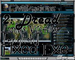 Box art for Galactic
            Civilizations 2: Dread Lords V1.40x [english] Fixed Exe