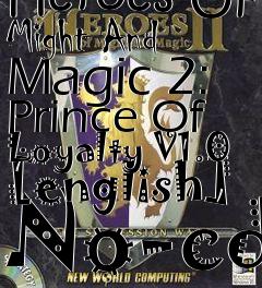 Box art for Heroes
Of Might And Magic 2: Prince Of Loyalty V1.0 [english] No-cd