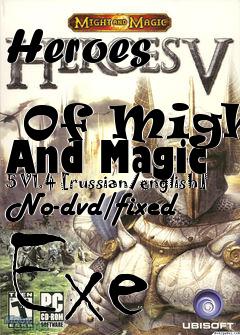 Box art for Heroes
            Of Might And Magic 5 V1.4 [russian/english] No-dvd/fixed Exe