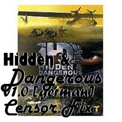 Box art for Hidden
& Dangerous V1.0 [german] Censor Fix