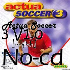 Box art for Actua Soccer 3 V1.0
      [english] No-cd
