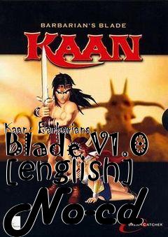 Box art for Kaan:
Barbarians Blade V1.0 [english] No-cd
