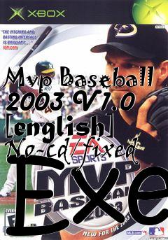 Box art for Mvp
Baseball 2003 V1.0 [english] No-cd/fixed Exe
