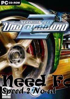 Box art for Need
For Speed 2 No-cd