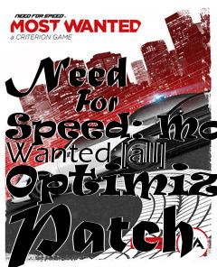 Box art for Need
            For Speed: Most Wanted [all] Optimizer Patch