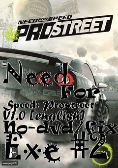Box art for Need
            For Speed: Prostreet V1.0 [english] No-dvd/fixed Exe #2