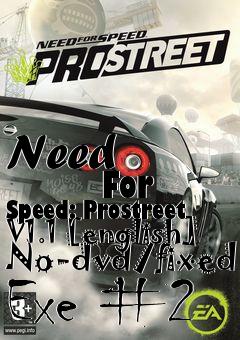 Box art for Need
            For Speed: Prostreet V1.1 [english] No-dvd/fixed Exe #2