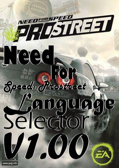 Box art for Need
            For Speed: Prostreet Language Selector V1.00