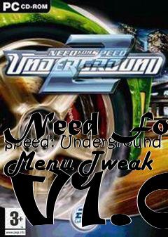 Box art for Need
For Speed: Underground Menu Tweak V1.0
