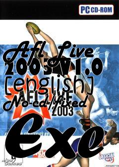 Box art for Afl
Live 2003 V1.0 [english] No-cd/fixed Exe