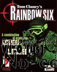 Box art for Rainbow
Six V1.0 [us] No-cd