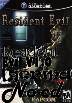 Box art for Resident
Evil V1.0 [german] No-cd
