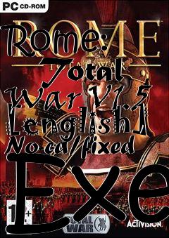 Box art for Rome:
      Total War V1.5 [english] No-cd/fixed Exe