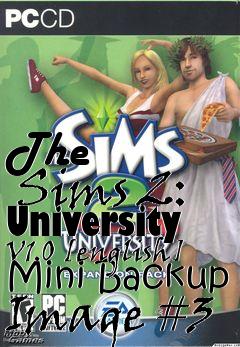 Box art for The
      Sims 2: University V1.0 [english] Mini Backup Image #3
