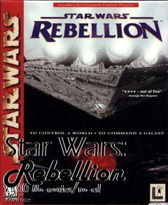 Box art for Star
Wars: Rebellion V1.00 No-movies/no-cd