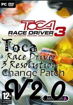Box art for Toca
      Race Driver 3 Resolution Change Patch V2.0