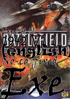 Box art for Battlefield
1942 V1.1 [english] No-cd/fixed Exe