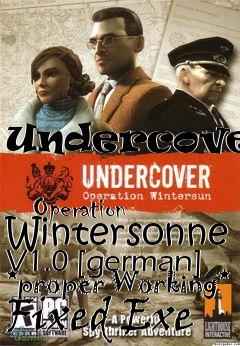 Box art for Undercover:
            Operation Wintersonne V1.0 [german] *proper Working* Fixed Exe