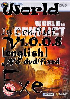 Box art for World
            In Conflict V1.0.0.8 [english] No-dvd/fixed Exe